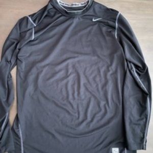 Nike Pro Combat Dri Fit - Boys Long Sleeve Shirt - Size Large